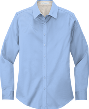Ladies Long Sleeve Button Down Shirt – L608