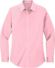 Ladies Long Sleeve Button Down Shirt – L608