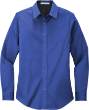 Ladies Long Sleeve Button Down Shirt – L608