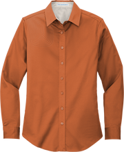 Ladies Long Sleeve Button Down Shirt – L608