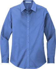 Ladies Long Sleeve Button Down Shirt – L608