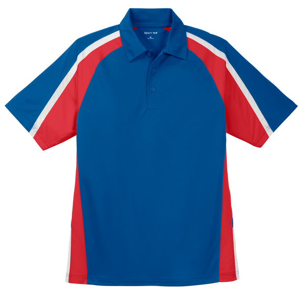Tricolor Micropique Sport-Wick® Polo #ST654